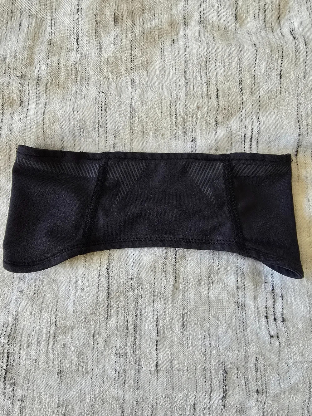 Nike Black Reflective Swoosh Headband